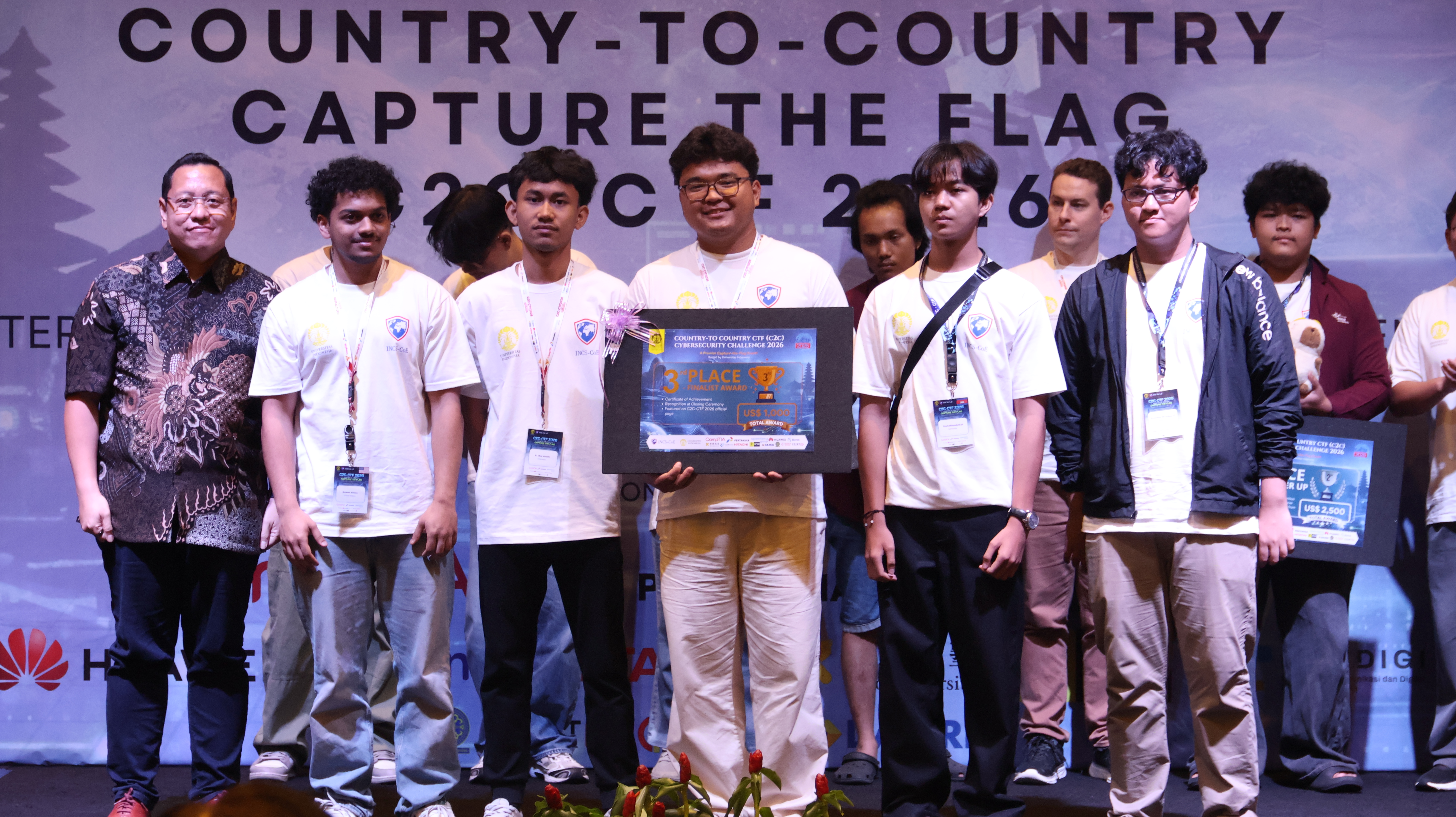 Mahasiswa DTE FTUI Raih Juara 3 C2C-CTF 2026