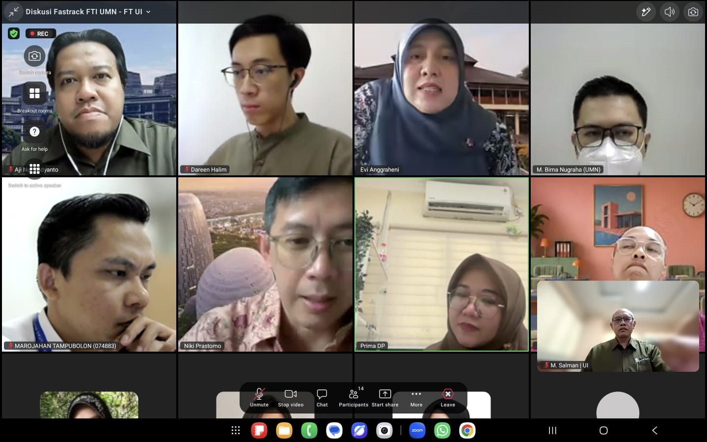 DTE FTUI dan UMN menjajaki program Fast Track untuk studi magister